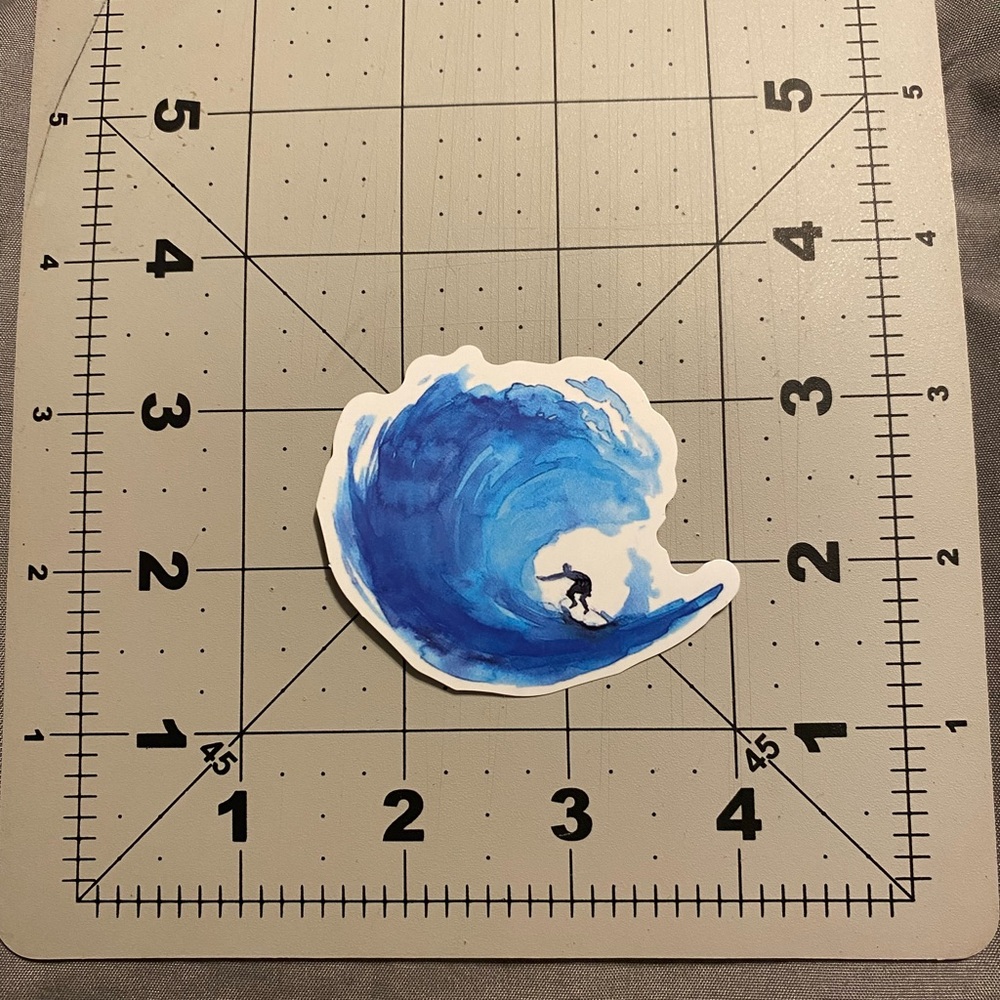 🌈20/$12🌈 Surfer Wave Sticker - Picture 2 of 3